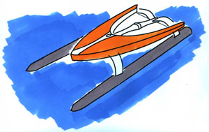 KITE-RAIDER in voller fahrt